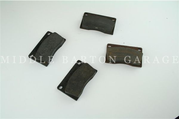 BRAKE PADS ABARTH SET FOR: 850TC STRADALE FRONT / TC CORSA BIALBERO / ABARTH SIMCA REAR 